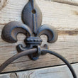 2 Fleur de Lis Towel Ring