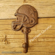 Football Helmet Cast Iron Hook