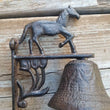 Horse Dinner Door Cast Iron Bell