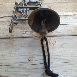 Horse Dinner Door Cast Iron Bell