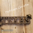 I Love Texas Cast Iron Wall Plaque