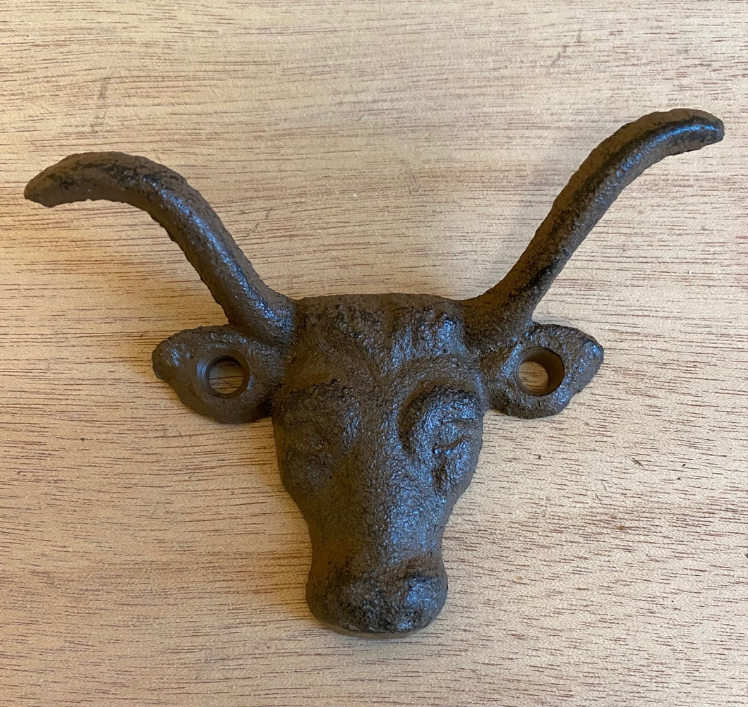 10 Longhorn Cast Iron Drawer Pull Cabinet Handle