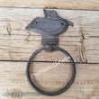 Pelican Nautical Themed Cast Iron Towel Ring