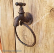 Spigot Faucet Cast Towel Ring Bathroom Kitchen